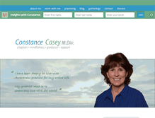 Tablet Screenshot of constancecasey.com